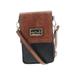 Noelle Leather Crossbody Bag: Brown Bags