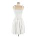 Zesica Casual Dress: White Dresses - Women's Size Medium