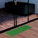 Ottomanson Grass Waterproof Indoor/Outdoor Artificial Grass Turf Rugs & Rolls Customized Size For Balcony, Patios | 0.3" H x 43" W x 16" D | Wayfair
