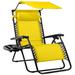 Arlmont & Co. Danny-Jay Reclining Zero Gravity Chair w/ Cushion Metal in Yellow | Wayfair D02DC2686C9F42A5BC0F04827301CB3F