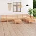 Latitude Run® Valleria 8 Piece Sectional Seating Group Wood in Black/Brown/Green | Outdoor Furniture | Wayfair FB53995769E547D1B3802432810BC2C9