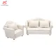 1 Set 1:12 Dollhouse Miniature Furniture Sofa With Pillow White Fabric Sofa Model Doll House DIY