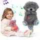 Baby Breathing Bear Baby Soothing Otter Plush Doll Toy Baby Kids Soothing Music Sleeping Companion