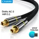 CYANMI Optic Audio Cable Digital Optical Fiber Cable Toslink 1m 10m SPDIF Coaxial Cable for