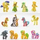 Hasbro Original My Little Pony Anime Twilight Sparkle Rainbow Dash Applejack Cute Kawaii Models