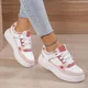 2024 Platform Sneakers Round Toe Flatform Non-slip Sporty Shoes Outdoor Skate Womens Shoes