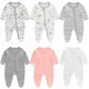 Newborn Baby Bodysuit New Spring Cotton Girls Rompers Infant Clothing Soft Baby One-piece Boys