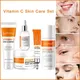 JoyPretty Vitamin C Skin Care Set Whitening Brighten Moisturizing Facial Cream Cleanser Eye Serum