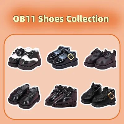 Ob11 Doll Shoes Collection 1/12Bjd Leather Shoes Obitsu11 Casual Uniform Shoes P9 Clothes Ufdoll Ymy