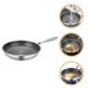 Omelet Pan Stainless Steel Wok Non-stick Cookware Stir-fry Honeycomb Frying Accessories for Gas