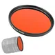 BGNing 52mm/58mm Ultra Slim Red/Blue/Orange/Yellow Color Plastic Filter Lens For DSLR SLR Camera