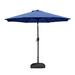 Latitude Run® Amarlia 8' 10" Market Umbrella, Polyester in Blue/Navy | 96.45 H x 106 W x 106 D in | Wayfair 96368C7486A84DE8BD680AA0B54092F5