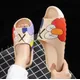 Neue Sommer Brief Hausschuhe Casual Fashion flache Schuhe Damen Single Schuhe Freizeit schuhe