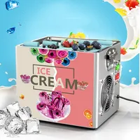 Joghurt gebratene Eismaschine elektrische Brat-Eismaschine Edelstahl DIY Saft Eis Brötchen