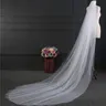 Veli da sposa velo da sposa lungo velo monostrato da 3 metri con pettine per capelli abito da sera