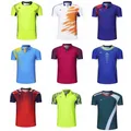 Chemises de Badminton hommes/femmes chemises de volley-ball de Tennis t-shirt de tennis de table