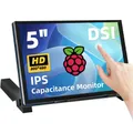 iPistBit Display LCD touch screen DSI da 4,3/5/7 pollici Monitor touchscreen capacitivo portatile 800x480 per Raspberry Pi 5 4 3 3B+ 2