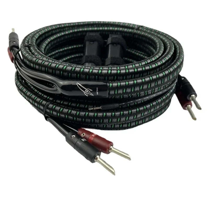 Paar Rocket 88 PSC+ HiFi-Audio-Lautsprecherkabel BFA Silver Banana/Spade Plug Image