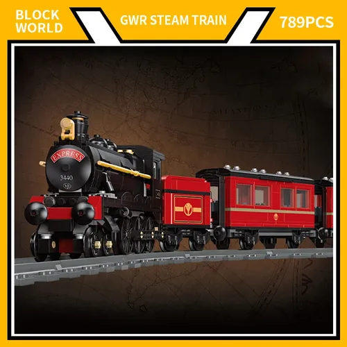 59002 789pcs Ziegel gwr Dampfzug Bausteine/Eisenbahn Modell Kit/Kinder Lernspiel zeug Geschenke