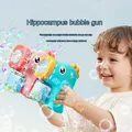 Machine à bulles automatique hippocampe pour enfants odorà bulles fabricant de bulles de savon