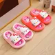 Hello Kitty – pantoufles antidérapantes pour enfants sandales d'été pour filles chaussures de