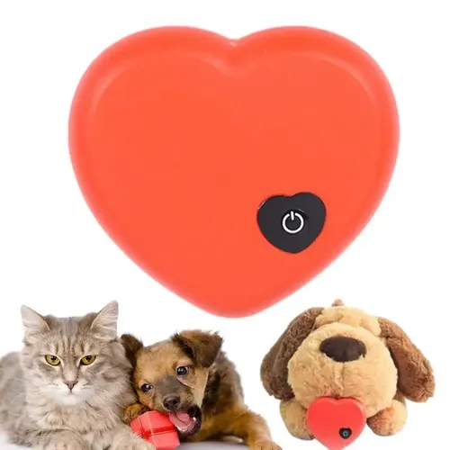 Herzschlag Simulator beruhigend Herzschlag Welpen Spielzeug realistische tragbare Hund Herzschlag