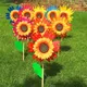 Bunte Sonnenblume Windmühle Windkraft anlage für Rasen Garten Party Dekoration im Freien Camping