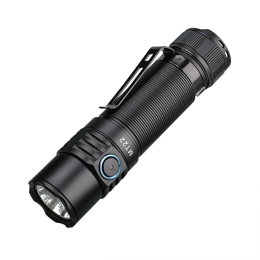 Trustfire MT22 wiederaufladbare EDC-LED-Taschenlampe, 2250 Lumen, leistungsstarke Typ-C-USB-Ladelampe, 18650 Arbeitsleuchte, Powerbank-Funktion