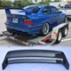 Spoilers de dehors E36 pour BMW M3 1990-2000 Accessoires de Voiture ABS Noir Brcorporelle Argent