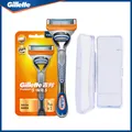 Gillette-Rasoir facial KtRazor pour homme rasoir de sécurité manuel avec boîte de voyage épilation