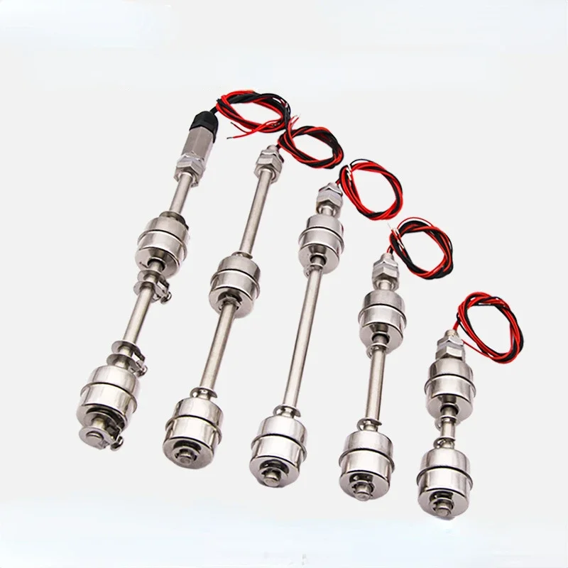 Länge 100MM Doppel Schwimm Ball Edelstahl Ebene Automatische Steuerung Schalter Sensor Image