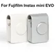 Sac de rangement en cuir pour Fujifilm Instax mini EVO étui pour appareil photo instantané sangle