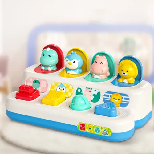 Pop-up-Spielzeug sensorische Spielzeuge Pop-up-Tiere Spielzeug für Babys Montessori-Spielzeug