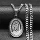 Collier pendentif religieux naren acier inoxydable pour femme pendentif musulman islamique