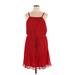 CCX by City Chic Casual Dress - Popover: Red Dresses - Women's Size 16