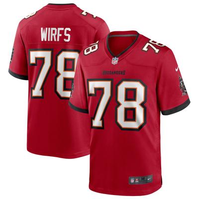 Tampa Bay Buccaneers Nike Game Trikot - Dunkelrot - Tristan Wirfs - Herren Image