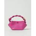 Bou Mini Leather-blend Top-handle Bag - Pink - Ganni Top Handle Bags