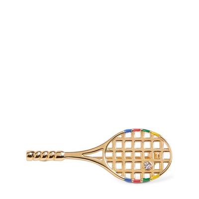 Tennis Racket Brooch - Metallic - Casablancabrand ...