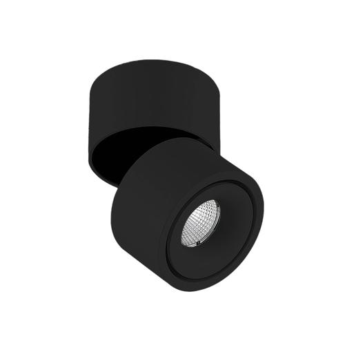 Arcchio LED-Deckenstrahler Rotari, 8,9W, 1-flammig, schwarz