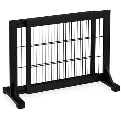 Relaxdays - Absperrgitter, ausziehbares Schutzgitter, Treppe & Tür, HxB 56x70-108 cm, freistehend, Image