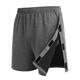 Homme Short de survêtement Short Bermuda Taille elastique Convertible Plein Confort Des sports Court Yoga du quotidien Athleisure Noir Vin Micro-élastique