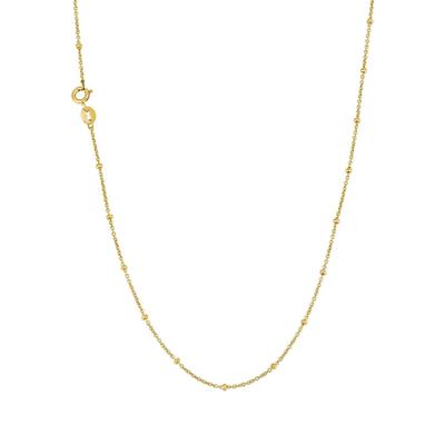 Goldkette AMOR "2022939", gold (gelbgoldfarben), Halsketten, Damen, Gelbgold 375, L: 42cm