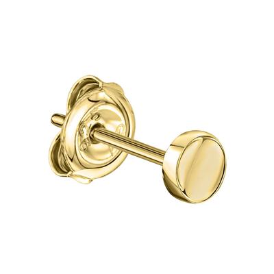 Single-Ohrstecker FIRETTI "Schmuck Geschenk Gold 333 Ohrschmuck einzeln Scheibe", gold (gelbgoldfarben), Ohrringe, Damen