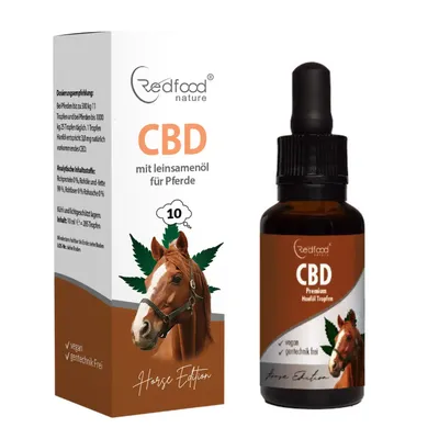 CBD Öl für Pferde mit Leinsamenöl 10% - 10ml