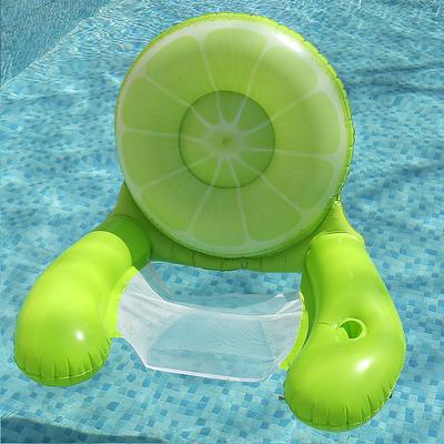 Pvc Inflatable Floating Row In Swimming Pool Foldable Water Net Fabric Striped Hammock Adult Amusement Lounge Chair Floating Bed