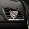 Leopard Head Car Air Outlet Perfume Clip Car Air Vent Perfume Clip Set Diamond Money Leopard Car Air Vent Aromatherapy Creative Car Interior Jewelry