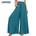 Pantaloni da donna estivi Pantaloni casual a gamba larga Pantaloni larghi alla moda casual femminile