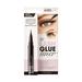 KISS Lash GLUEliner Matte MGF3 Finish Foolproof Easy Touch-Up False Eyelash Glue and Eyeliner Two in One Liner and Lash Glue Black 0.7 mL 0.02 fl. oz.