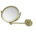 Allied Brass WM-5/2X 8 MGF3 Inch Wall Mounted 2X Magnification Make-Up Mirror Satin Brass