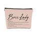 BARPERY Boss Lady Gifts MGF3 for Women Boss Lady Definition Small Makeup Bags Cosmetic Bag Travel Toiletry Makeup Pouch for Mon Best Work Bestie Gifts